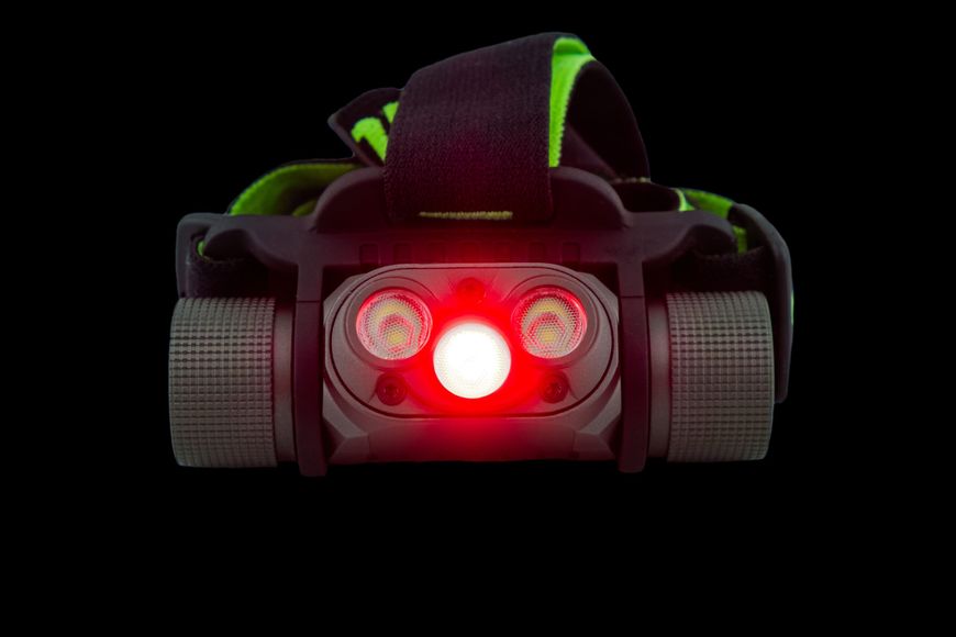 Налобний ліхтар з додатковим потужним червоним світлом KilNex Smile LX02 KilNex-Smile-LX02 фото